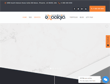 Tablet Screenshot of exaalgia.com